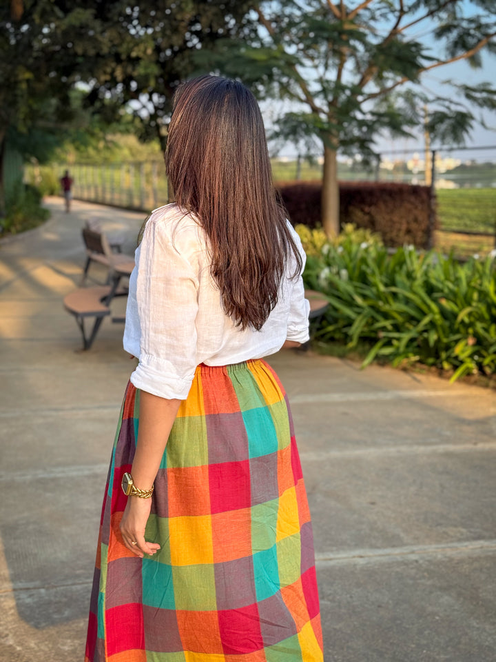 Madras Charm Skirt