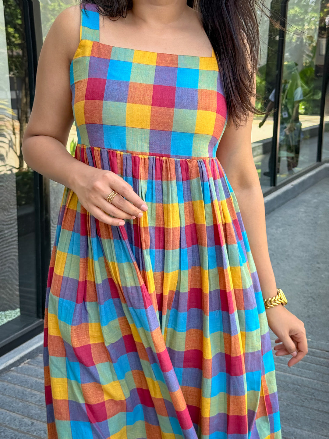 Madras Charm Dress