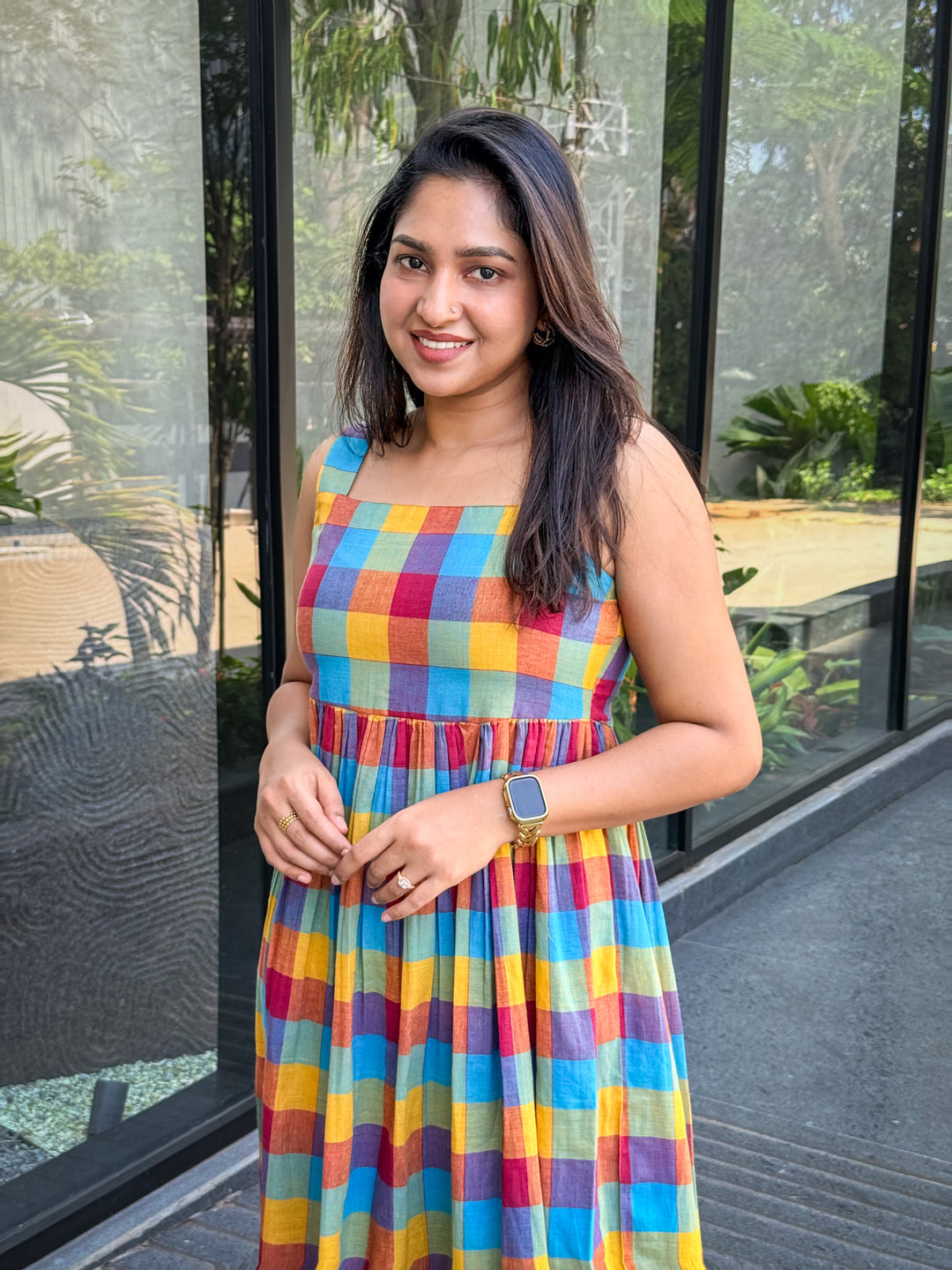 Madras Charm Dress