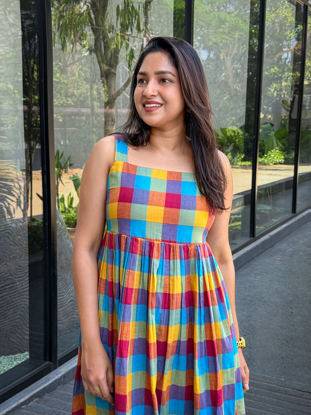 Madras Charm Dress