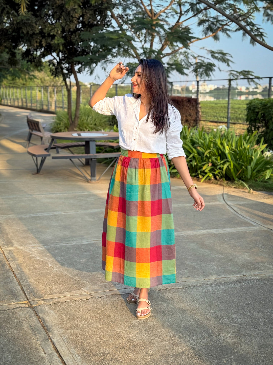 Madras Charm Skirt