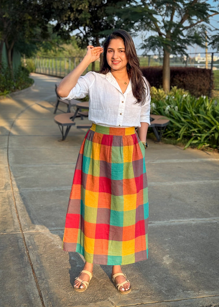 Madras Charm Skirt