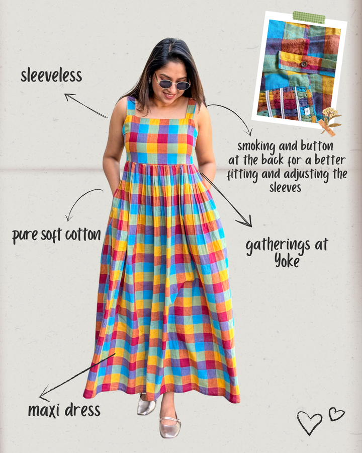 Madras Charm Dress